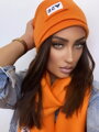 VSB szett sál + sapka orange