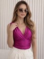 Dámske fialové body bez rukávov 
