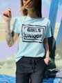Dámske tričko MFY GIRLS UNIQUE modré