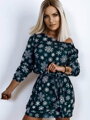 Női karácsonyi mintás ruha FLV621 SAPPHIRE