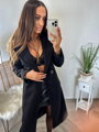 Luxus női kabát BLACK 