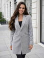 Női kabát szürke színben