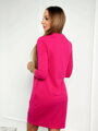 Dámske pohodlné šaty v ružovej farbe 9438