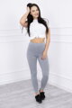 Női sportos leggings BROOKLYN szürke