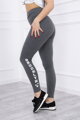 Női sportos leggings BROOKLYN sötétszürke