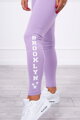 Női sportos leggings BROOKLYN levandula lila színben