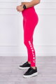 Női sportos leggings BROOKLYN málna színben