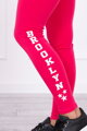 Női sportos leggings BROOKLYN málna színben