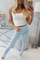 Sportos női leggingsz BROOKLYN kék