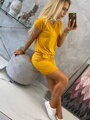 Sportos női ruha 9074 narancssárga