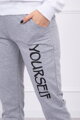 Női melegítő szett YOURSELF 65456 fekete-fehér-szürke