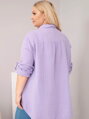 Dámska mušelínová oversize 65622 košeľa
