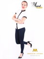 Biela dámska košeľa  Slim Fit VS-DK1720