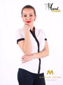 Biela dámska košeľa  Slim Fit VS-DK1720