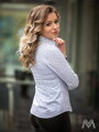 VERSABE Fehér női mintás ing Slim Fit VS-DK1869
