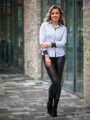 VERSABE Fehér női mintás ing Slim Fit VS-DK1869