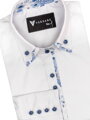 Női ing Slim Fit VS-DK1902 fehér mintás