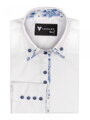 Női ing Slim Fit VS-DK1902 fehér mintás