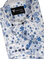 Női ing Slim Fit VS-DK1902 fehér mintázott