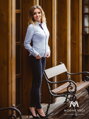 VERSABE Női ing- Slim Fit VS-DK1602 kék