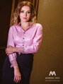 VERSABE Rózsaszín női ing Slim-Fit VS-DK1605