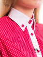 VERSABE Piros női ing - Slim Fit VS-DK1601