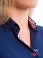 VERSABE Sötétkék női ing Slim Fit VS-DK1604