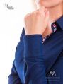 VERSABE Sötétkék női ing Slim Fit VS-DK1604