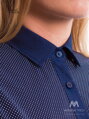 VERSABE Sötétkék pontozott női ing Slim-Fit VS-DK1606
