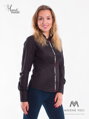 Fekete női ing Slim Fit VS-DK1714