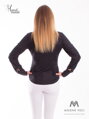 Fekete női ing Slim Fit VS-DK1715