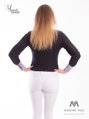 Fekete női ing Slim Fit VS-DK1715