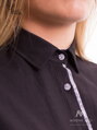 Fekete női ing Slim Fit VS-DK1715