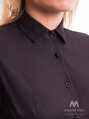 Čierna dámska košeľa Slim-Fit VS-DK1727
