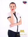Biela dámska košeľa  Slim Fit VS-DK1720