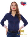 VERSABE Sötétkék női ing Slim Fit VS-DK1604