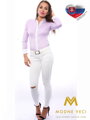 VERSABE Világos lila női ing Slim-Fit VS-DK1607