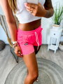 Sport női rövidnadrág neon rózsaszín színben 