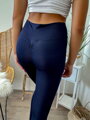 Stílusos női PUSH-UP leggings sötétkék