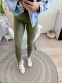 Női alakformáló khaki színű leggings
