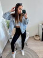 Gyönyörű alakformáló leggings fekete színben