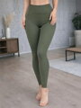 Női alakformáló khaki színű leggings