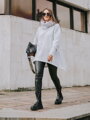 Női poncsó VSB Collection SHORT grey