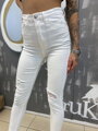 Női SKINNY fehér farmer 2102