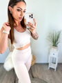 Trendi sportos szett  FITNESS bézs