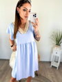 Nyári babyblue rövid ruha