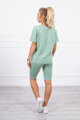 Felső és leggingsz szett  9099 sötét menta