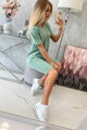 Felső és leggingsz szett  9099 sötét menta