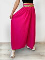 Redőzött női nadrág  HOT PINK 