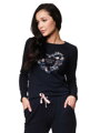 Női pizsama LADIES 39214 fekete